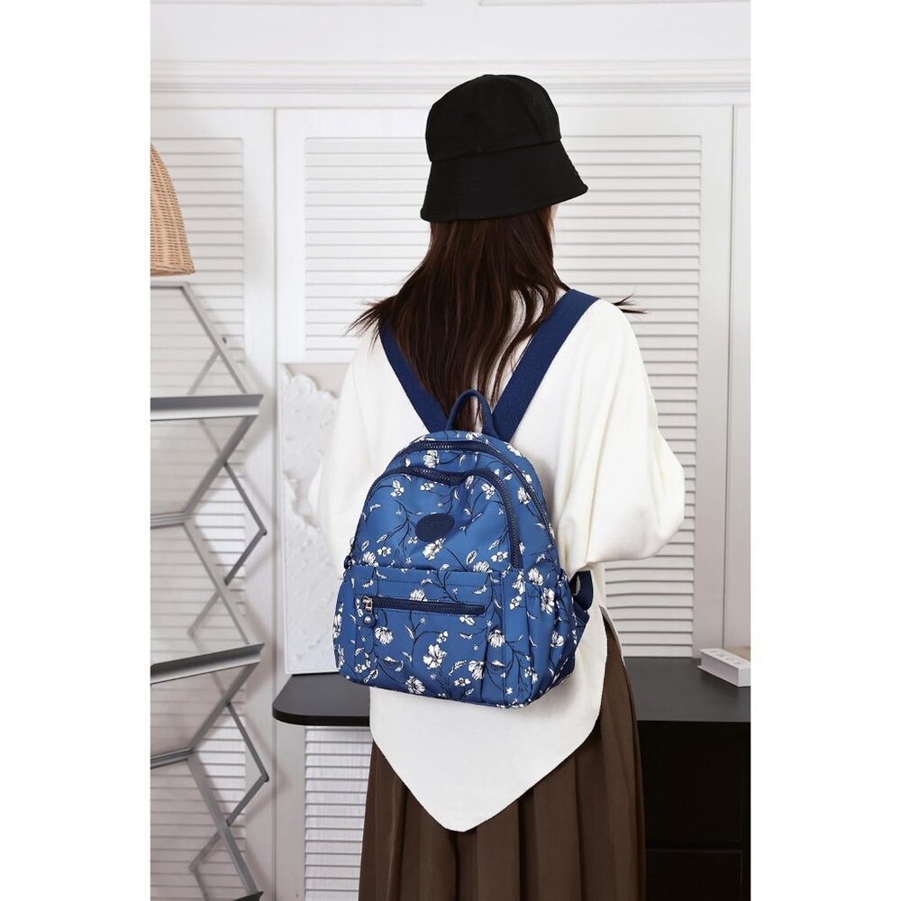 Lightweight Water-Resistant Mini Backpack - Funct… - image 2